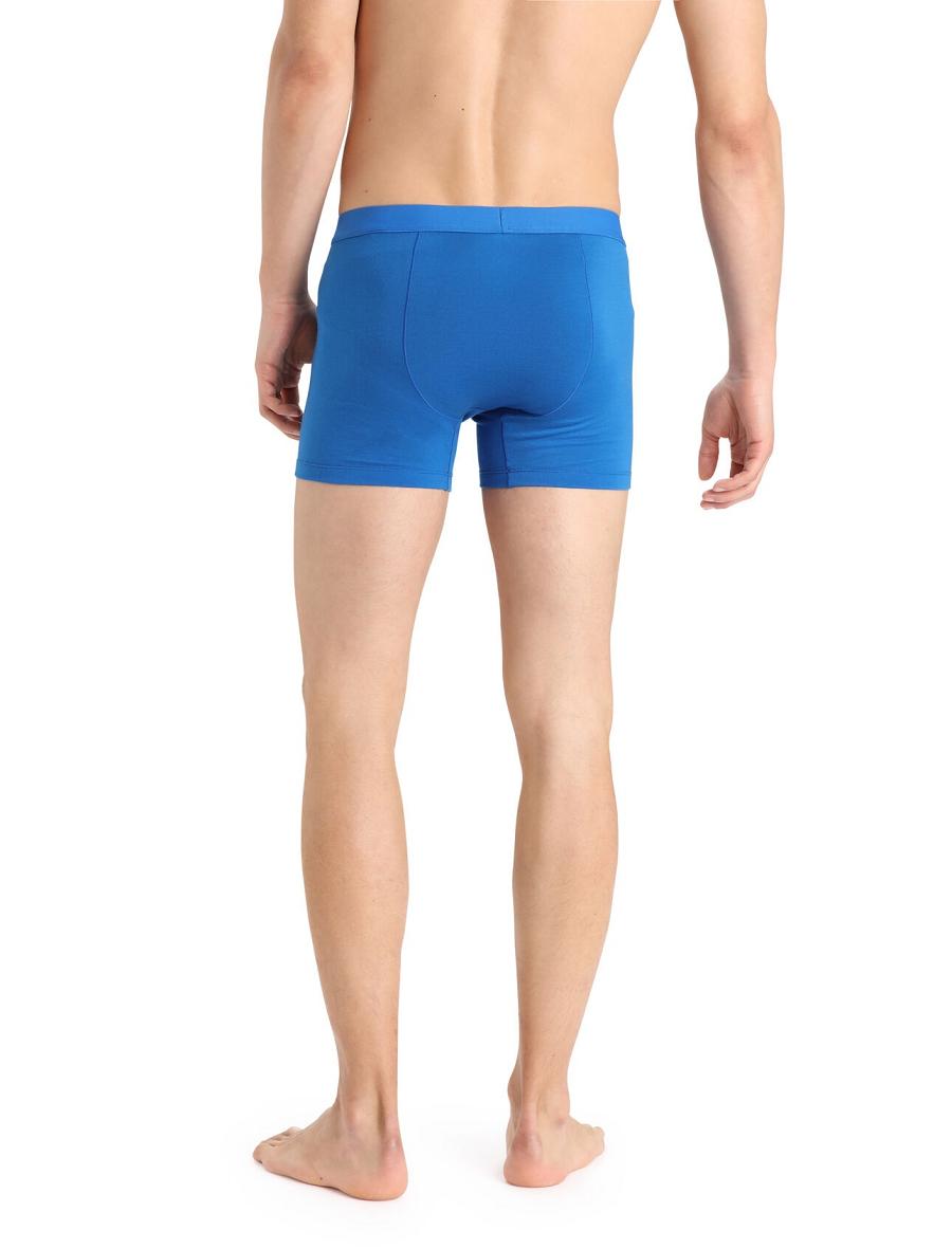 Bielizny Icebreaker Cool-Lite™ Merino Anatomica Boxers Męskie Niebieskie | PL 1627QMAZ